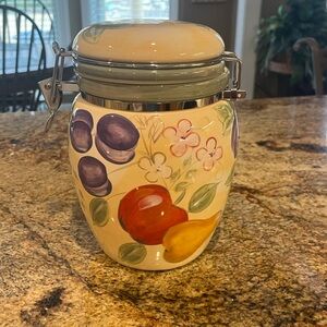 Fruit Grove China Canister by Gibson.